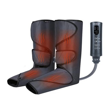 Foot and leg massager with heat